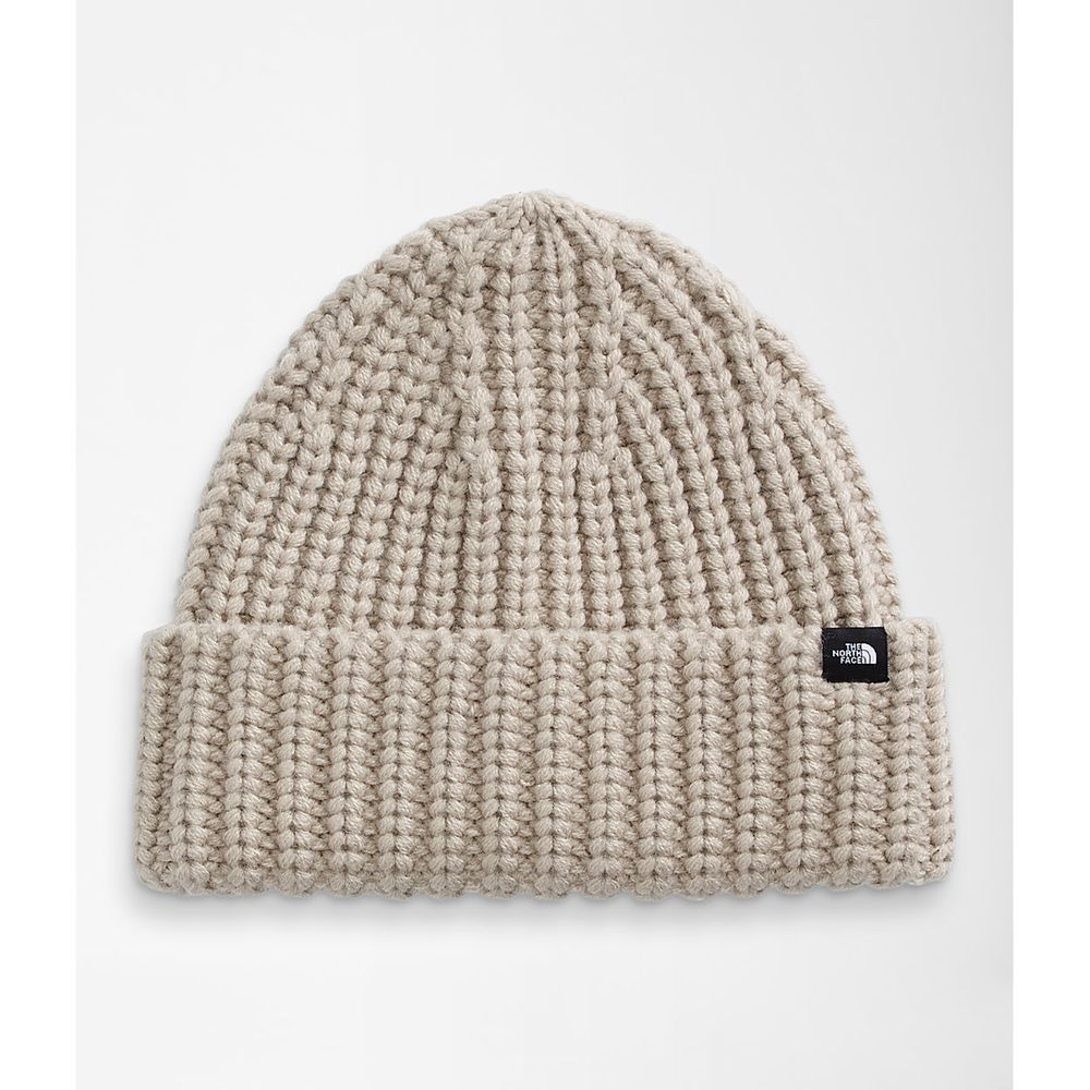 The North Face Beanies Womens Australia - The North Face Chunky-Knit Watchman Khaki (FZY-746091)